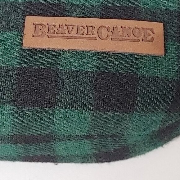 BEAVER CANOE Eye Glasses Storage Case PLAID Buffalo Plaid ROOTS CANADA GREEN - Picture 4 of 5